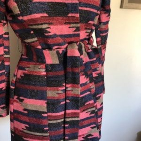 Anthropologie Tabitha Leona Aztec Wrap Coat - Picture 4 of 6